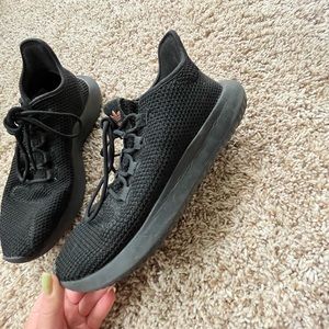 Black adidas shoes